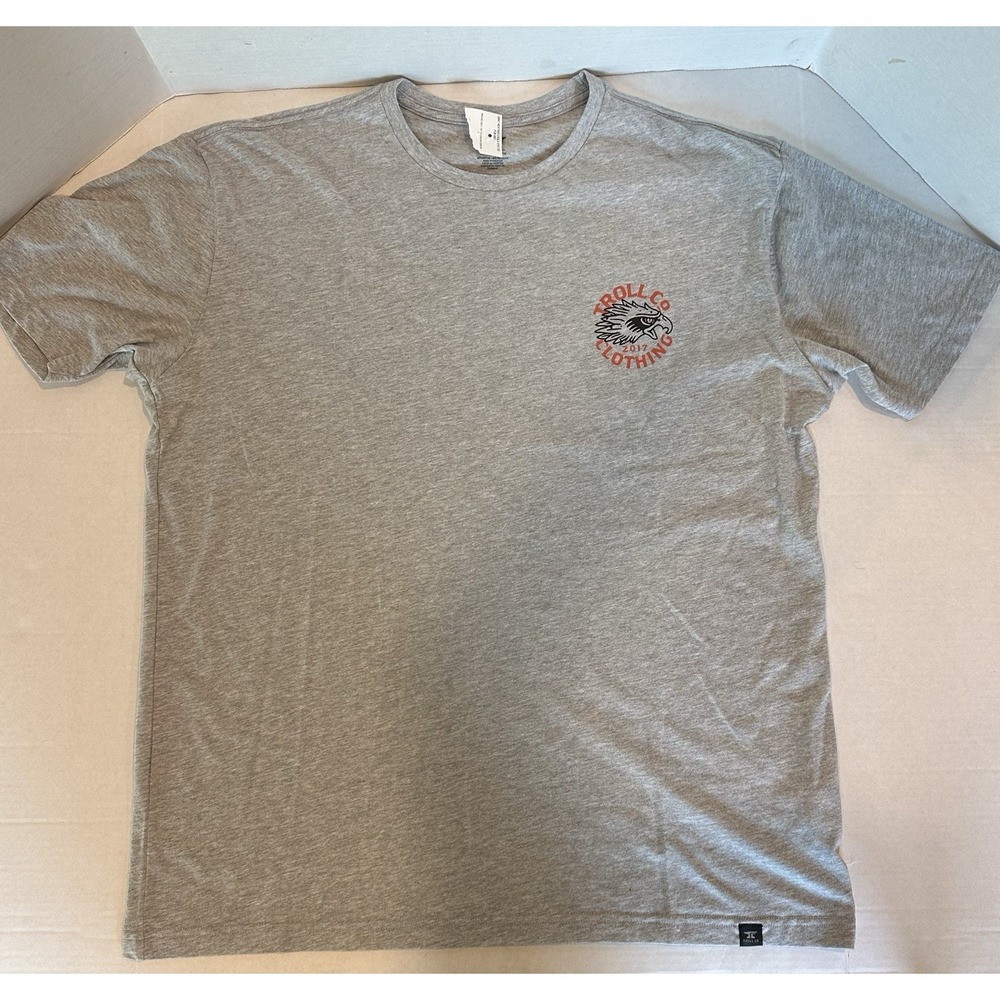 Troll Dirty Hands Clean Money T Shirt Eagle Eye Tree Gray 2XL New With Tags
